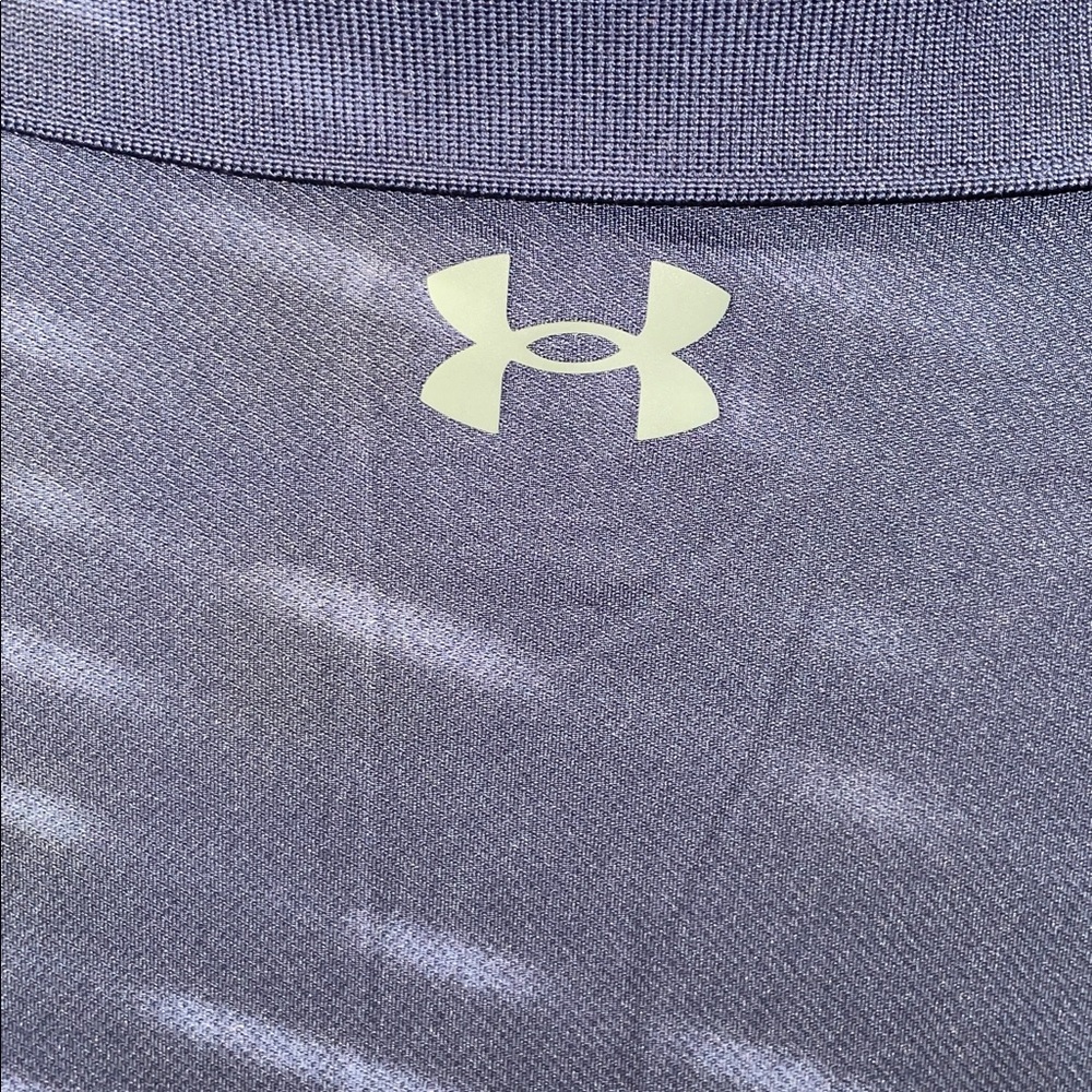 NWT Under Armour Men's Deep Blue Polo Shirt.  Size XL/TG - Picture 3 of 6